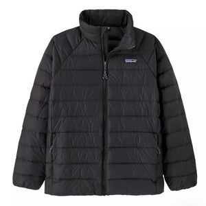 Patagonia black Unisex kids down jacket perfect condition size small
